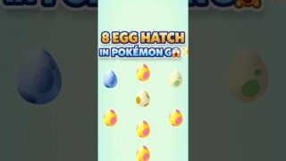 Hatching 8 Eggs in Pokemon GO 😱✨