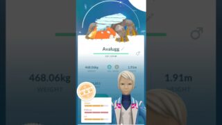 NV GOT SHINY AVALUGG! ❄️✨ | Pokémon GO December Pass |#pokemon #pokemongo #pokemongoshorts