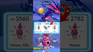 OMG😱 2 Hoopa in Eternatus pokemon Battle in pokemon go #soparstart #pokemon #pokemongo #shortsfeed