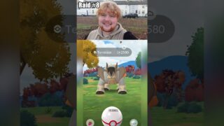 Raiding for SHINY Terrakion in Pokemon GO Testing the Odds! #pokemongo