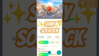 ✨SHINY SOLROCK! Pokemon Go! #pokemon #pokemongo #pokémongo