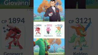 Using 3x✨️Mythical Team Against Giovanni & Won in Pokemon Go