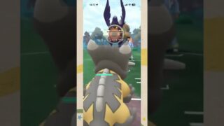 トリデプス、プクリン、パンプジンのいいとこどり（スーパーリーグ） VS オコリザル、アーマーガア、マッギョ #ポケモンGO #Shorts