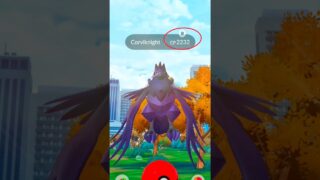 WILD Corviknight Catch In Pokémon Go Right Now!🤩 #shorts #pokemon