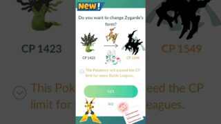 When I Got 100% Zygarde Form in Pokémon GO