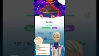 finally get ✨Baground snolax#pokemongame#pokemon go game