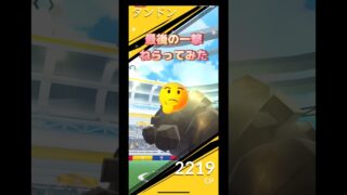 タンドン最後の一撃狙ってみた🤔