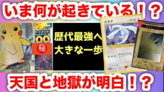【ポケモンカード】エグい事になってる！ポケカ相場まとめヤバい！天国と地獄のガチで境目！ピカチュウ とリザードン があつい！結局絶版が最強！【ポケカ高騰】最新ポケカニュース！メリクリ！