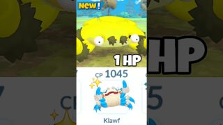 1 HP✨️New Klawf Destroy Grunt Badly in Pokemon Go