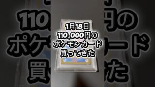 110,000円高額 #ポケモンカード 購入！ #ポケカ #pokemoncards #pokemon #ポケモン