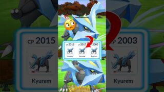 5 HP😲 3 Kyurem pokemon Grunt Badly in pokemon go#pokemongo #soparstart #pokemon #shortsfeed