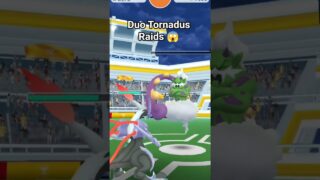 DUO TORNADUS RAID 😱 | Clutched With 2 Trainers! | Pokémon GO #PokemonGO#Tornadus#DuoRaid#ultragoo