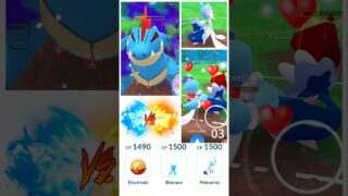 Electrode 🌊 Brionne 💖 Primarina 🌊 || @pokemongo #battle #pvpteam #battleleague
