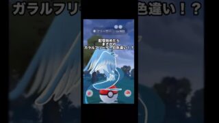 初めてのガラルフリーザーの色違いゲットしました！【ポケモンGO】