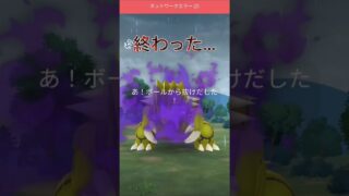 【ポケモンGO】終わった…やってしまった…　#pokemon #pokémongo #色違い #shorts