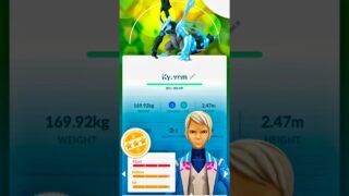 I FINALLY Fused Black Kyurem In Pokémon Go 🔥! #shorts #pokemon