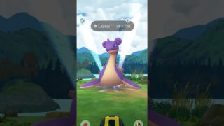 POKEMON GO SHINY LAPRAS CATCH 🌊 Rare Wild Encounter!