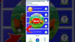 Pinch Perfect: Dwebble Timed Research ✨New pokemon Klawf (Debut).. 😲#soparstart #pokemon #pokemongo