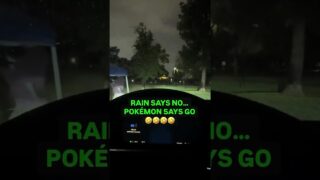 rain say no pokemon says go #pokemongo #pokemon