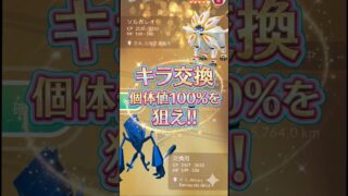 キラ交換で100%を狙え!!【ポケモンGO】【キラ交換】