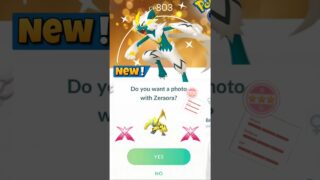 Finally My Fav✨️Mythical Zeraora Snapshot in Pokemon Go