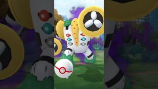 I Caught a SUPER RARE Regigigas In Pokemon Go!🔥 #pokemon #shorts