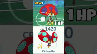 1 HP✨️New Orbeetle Destroy Grunt Badly in Pokemon Go