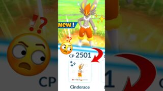 5 HP ✨Shiny Cinderace pokemon Battel Grunt Badly in pokemon go#soparstart#pokemon #gobattleleague