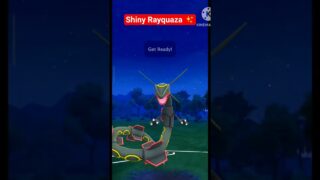 Shiny Rayquaza ✨ in Pokemon Go #shortsfeed #shinypokemon