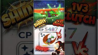 40 HP Shiny Mega Salamance 1v3 Clutches Arlo #pokemon #pokemongo #shorts