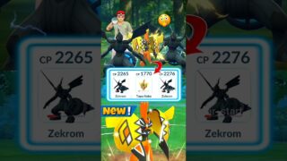 5 HP✨Zekrom in Tapu Koko pokemon Battel Grunt Badly in pokemon go #soparstart #pokemon #shorts