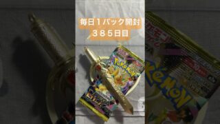 毎日１パック開封　３８５日目(４／１３) #ポケモンカード MEGAドリームex #ポケカ #ポケモン #ポケカ開封 #pokemon #pokemoncards #pokemontcg #tcg