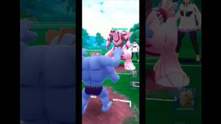 Machamp vs Palkia (Origin) | Master League PVP | Pokemon GO #Shorts #GBL