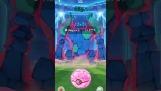 New debut Dynamax Regirock… #pokemongo #shorts #pokemon