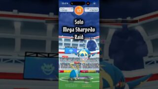 Solo Mega Sharpedo Raid | Pokémon Go