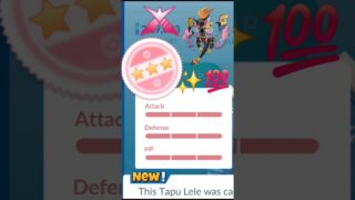 First Ever💯Hundo✨️Tapu Lele Raid in Pokemon Go