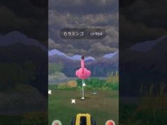 無課金でポケモンGO カラミンゴ ゲットだぜ！
