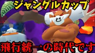 飛行統一がジャングルカップに何故か刺さります【ポケモンGO】