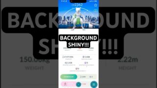 ✨Shiny BACKGROUND Mewtwo CAUGHT in Pokemon Go!✨ #shorts #pokemon