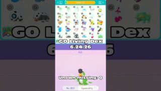 GO Living Dex 6.24.26 #pokemon #pokemonhome #pokemongo