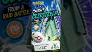 💥I got my first ✨ Celesteela in first ball | Pokemon go #pokemongo #shorts #shortsfeed #viral