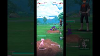 Mythical Mew vs Shadow Cacnea Team Rocket Battle in Pokemon GO #Shorts