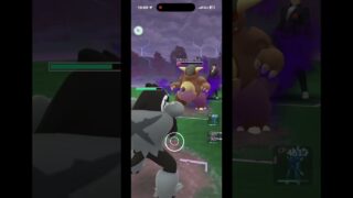 #ポケモンgo 空を飛ぶ影　対サカキ・シャドウレシラム戦