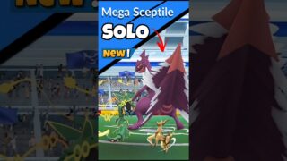 Easy Solo✨️Mega Sceptile Raid in Pokemon Go