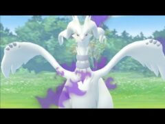 ポケモンGO　録画映像！！ロケット団サカキ戦・VSシャドウレシラム、果たして個体値は？