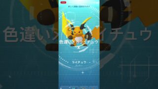 ポケモンGO クリスマス仕様の色違いライチュウをメガシンカ！色違いメガライチュウX #ポケモン #pokémon #ポケモンgo