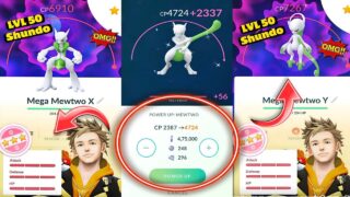 Max Level 50 SHUNDO Mega Mewtwo X & Y – Ultimate Pokémon GO Power! 🔥 #pokemon #pokemongo #mewtwo