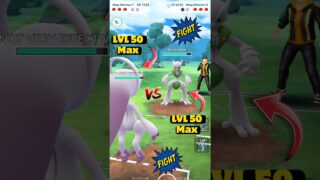 Maxed Out Mega Mewtwo X vs Mega Mewtwo Y in Pokémon GO #pokemon #pokemongo #shorts