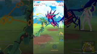 ✨️Mega Rayquaza VS✨️Eternatus PVP Level 50 Battle in Pokemon Go