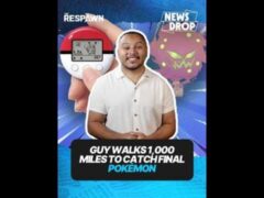 This guy walked over 1,000 miles just to catch a Pokémon